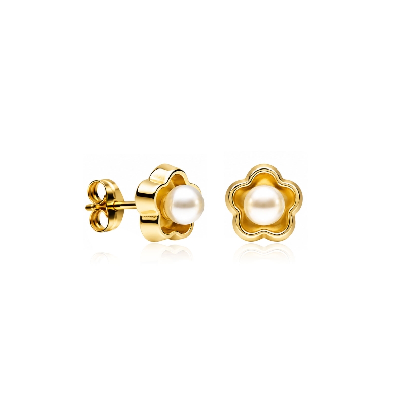 Pendientes oro 18k y perlas cultivadas "Hanai"