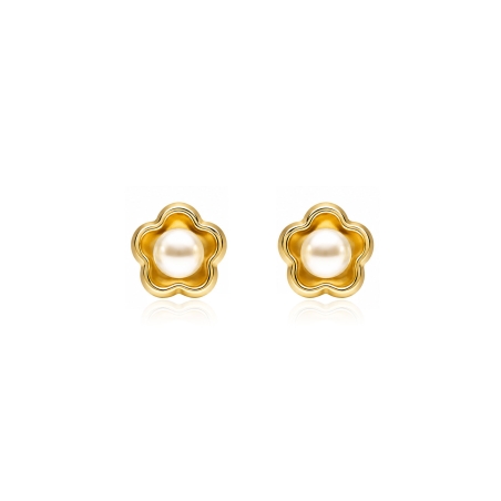 Pendientes oro 18k y perlas cultivadas "Hanai"