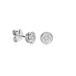 Pendientes oro 18k y diamantes 0.40 CTS "Alonte"