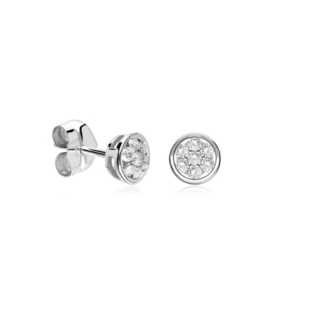 Pendientes oro 18k y diamantes 0.40 CTS "Alonte"