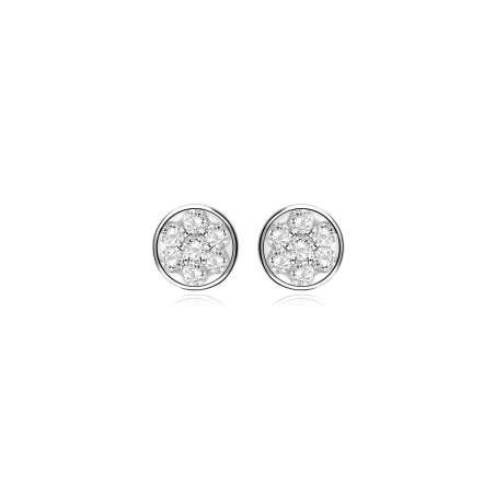 Pendientes oro 18k y diamantes 0.60 CTS "Alonte"