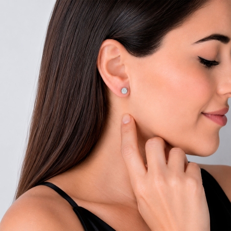 Pendientes oro 18k y diamantes 0.40 CTS "Alonte"