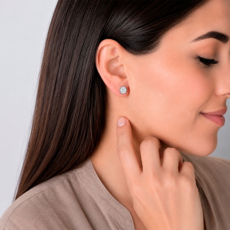 Pendientes oro 18k y diamantes 0.60 CTS "Alonte"