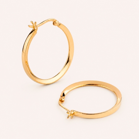Pendientes Vidal & Vidal aros 30mm G2213B