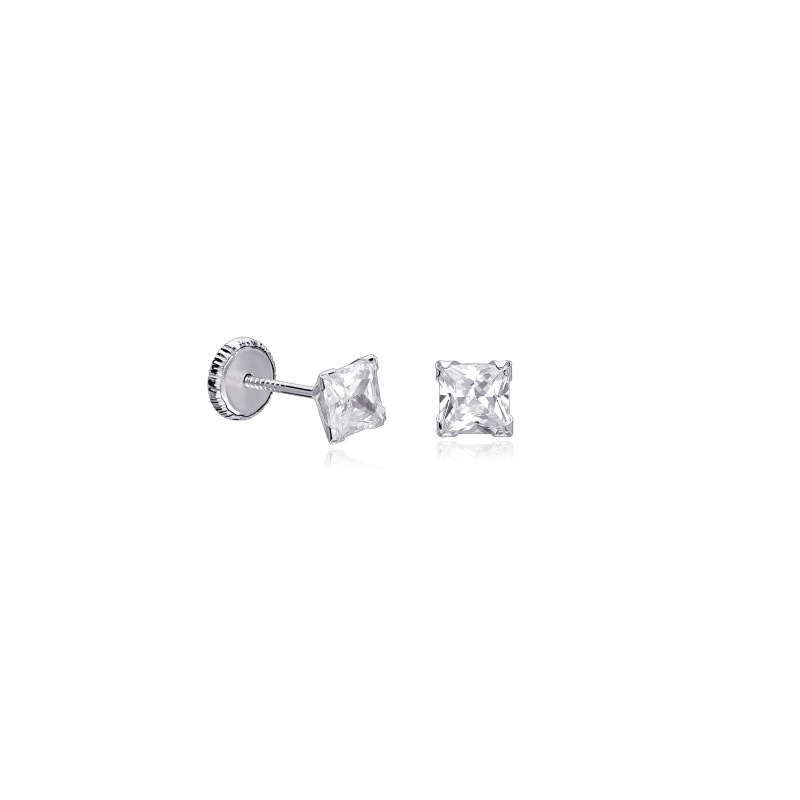 Pendientes oro 18k y circonitas "Mila"