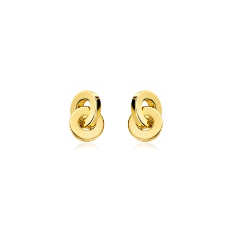 Pendientes oro 18k "Circle Gold"