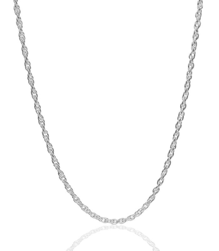 Cordón "Imola" Plata de Ley 50 cm