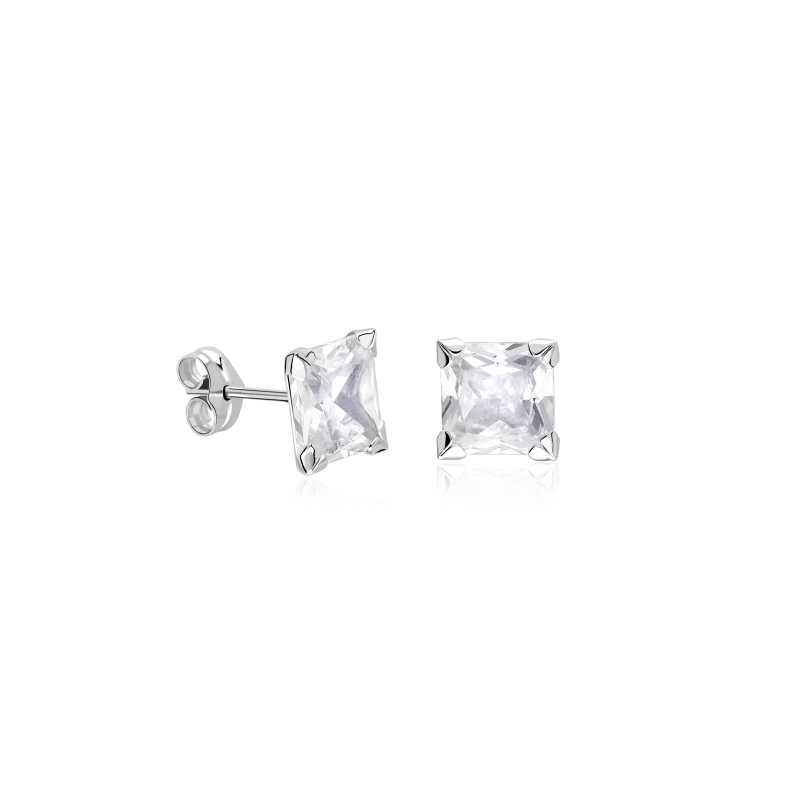 Pendientes oro 18k y circonitas "Mila"