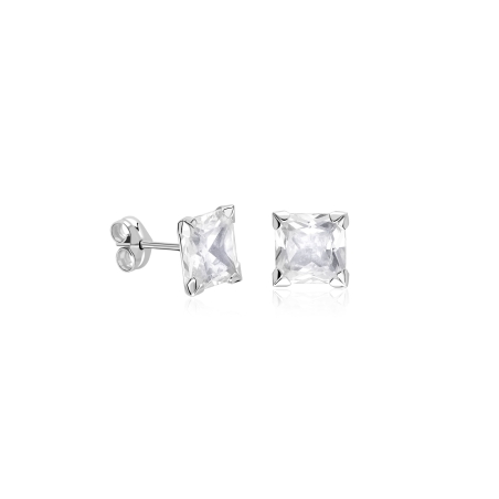 Pendientes oro 18k y circonitas "Mila"
