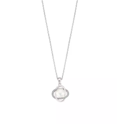 Collar Lotus Silver Pearls Lp3094-1/1
