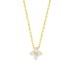 Collar Lotus Silver Beyond Classics LP3926-1/2