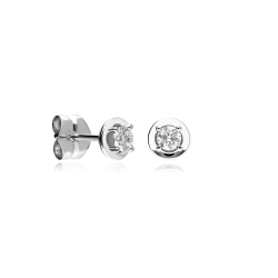 Pendientes oro 18k y diamantes 0.40cts "Reggio"