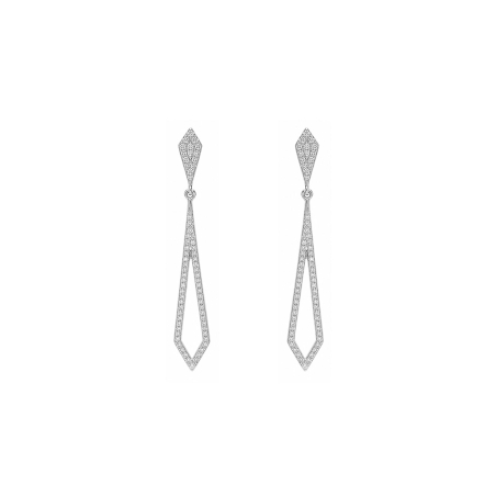 Pendientes oro 18k y diamantes 0.34 cts "Ivy"