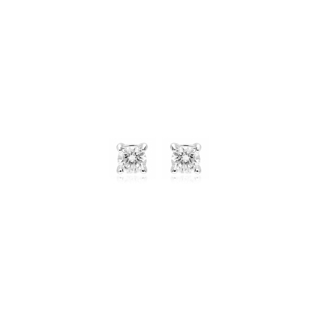 Pendientes oro 18k y diamantes 0.16 cts "Crotone"
