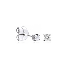 Pendientes oro 18k y diamantes 0.16 cts "Crotone"
