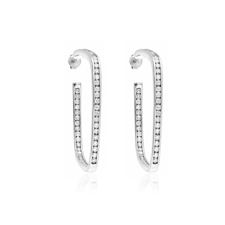 Pendientes oro 18k y diamantes 4.40cts "Kalisea"