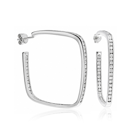 Pendientes oro 18k y diamantes 4.40cts "Kalisea"
