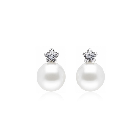 Pendientes plata de ley y perlas cultivadas "Delia"