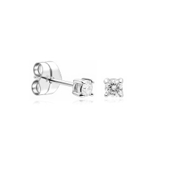 Pendientes oro 18k y diamantes 0.24 cts "Crotone"