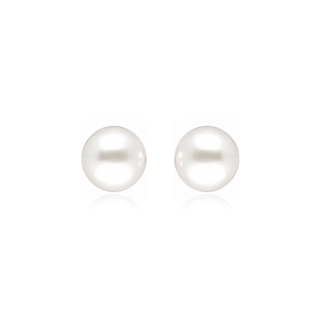 Pendientes oro 18k y perlas 9mm "Pearl"