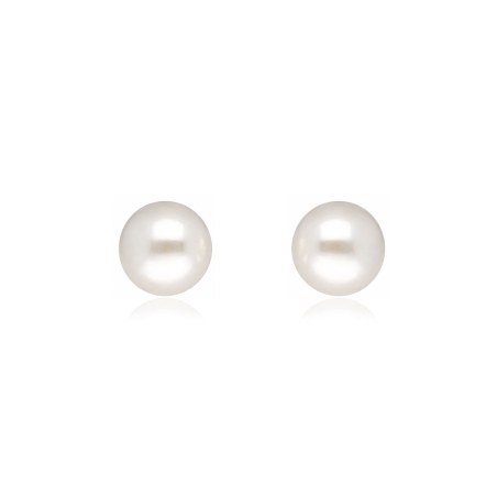 Pendientes oro 18k y perlas 8mm "Pearl"
