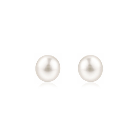 Pendientes oro 18k y perlas 8mm "Frances"