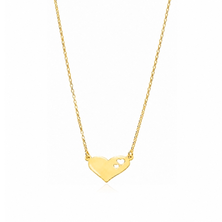 Gargantilla plata baño oro 18k "Siempre juntos"