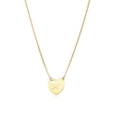 Gargantilla plata baño oro 18k "Always together"