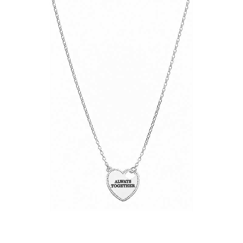 Gargantilla plata primera ley "Always together"