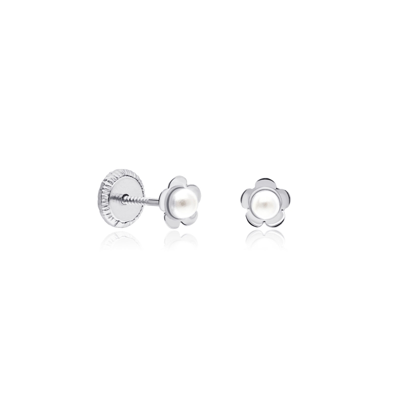 Pendientes oro 18k y perlas cultivadas "Bee"