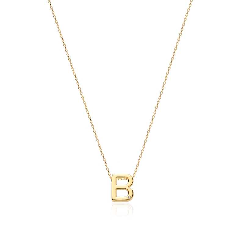 Gargantilla oro 18k y diamante 0.004cts "Mi luz"