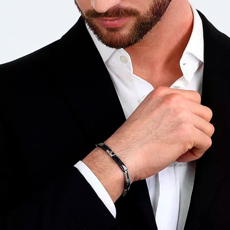 Pulsera Maserati Ceramic Collection hombre JM223ATZ22