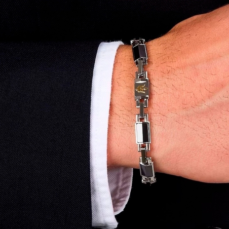 Pulsera Maserati Ceramic Collection hombre JM425ATZ69