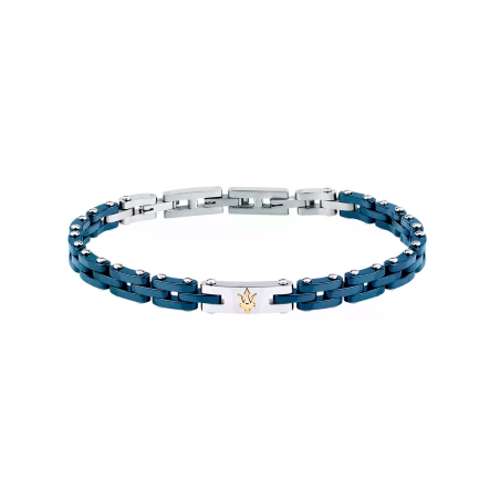 Pulsera Maserati Ceramic Blue hombre JM425ATZ65
