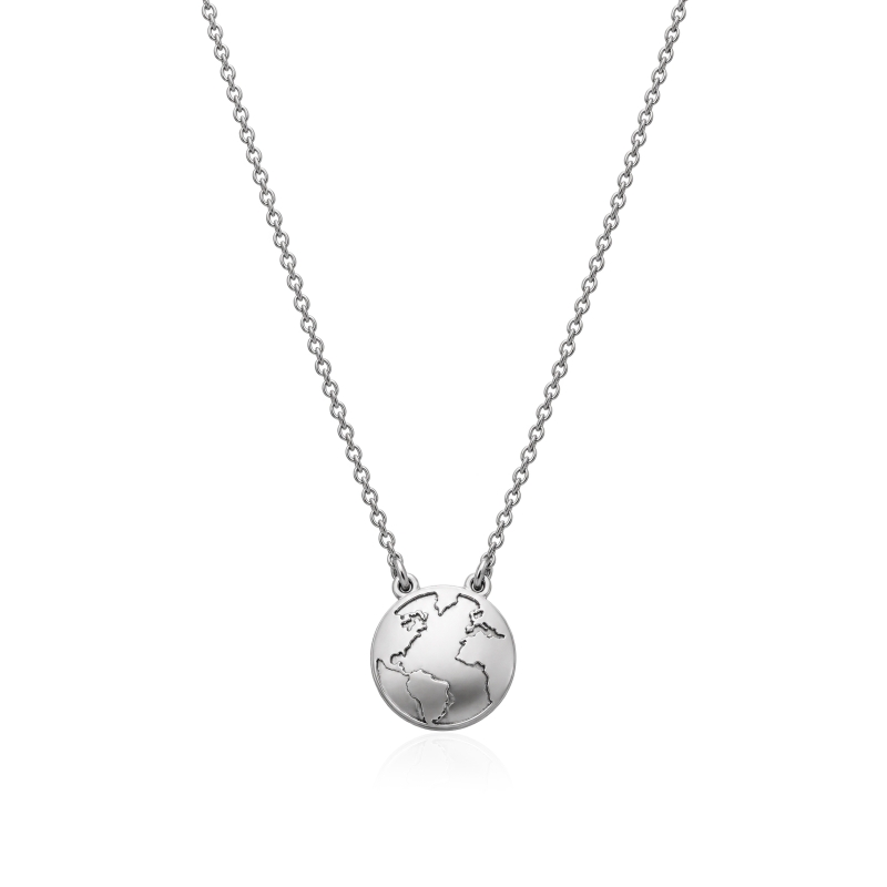 Collar plata primera ley "Mi Mundo"