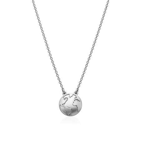 Collar plata primera ley "Mi Mundo"