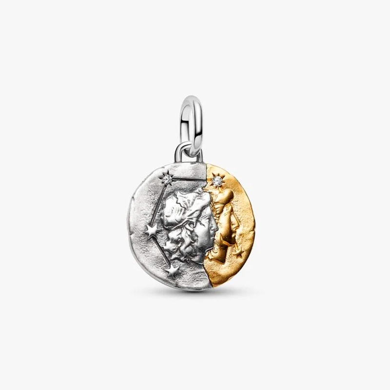 Charm Pandora medallón zodiaco Géminis 764989C01