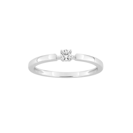 Solitario oro 9k diamante GH P2 modelo K042_16