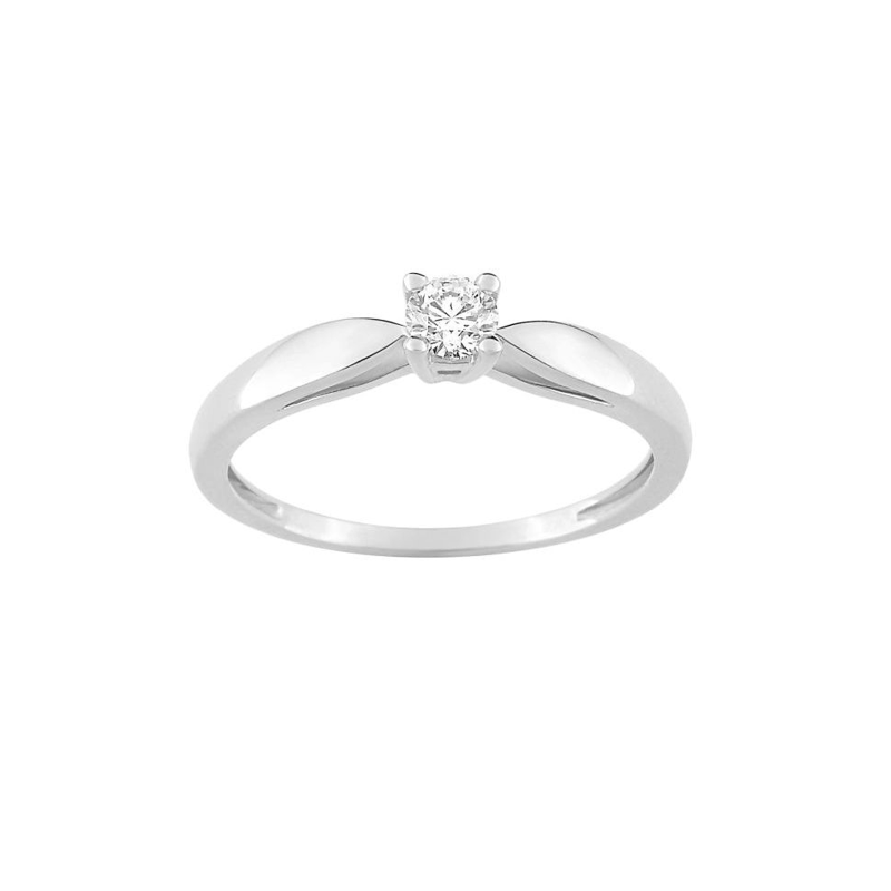 Solitario oro 9k diamante GH P2 modelo K042_13