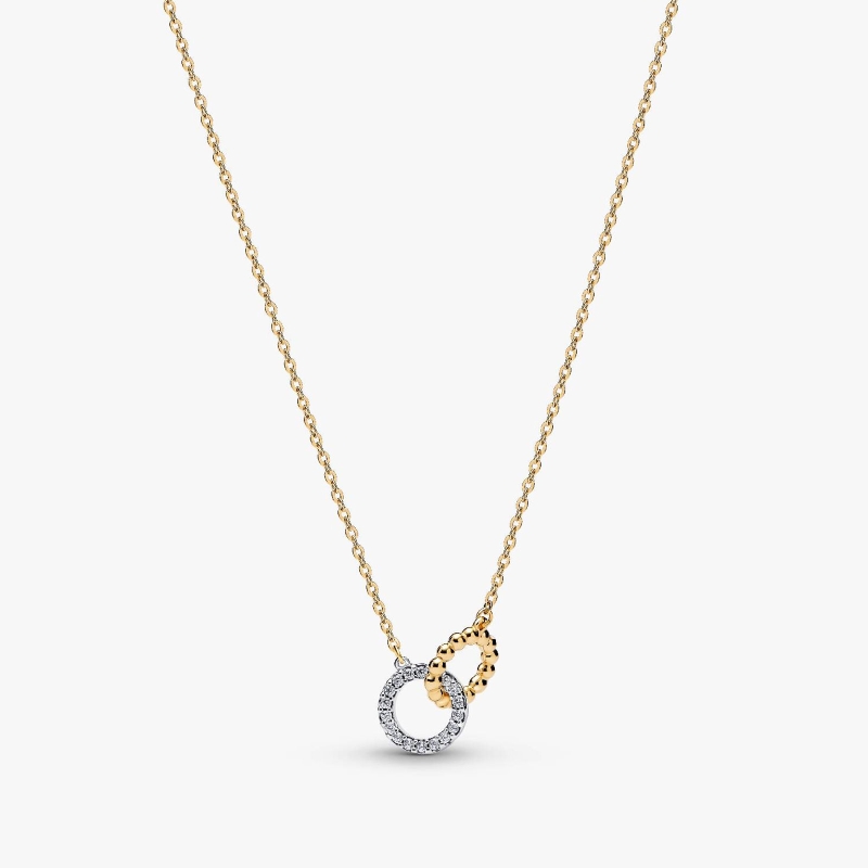 Collar Pandora círculos entrelazados 364825C01