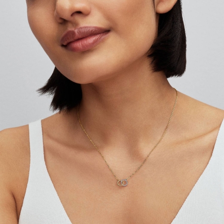 Collar Pandora círculos entrelazados 364825C01