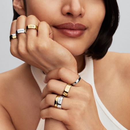 Anillo Pandora Banda clásica grabable 164776C01