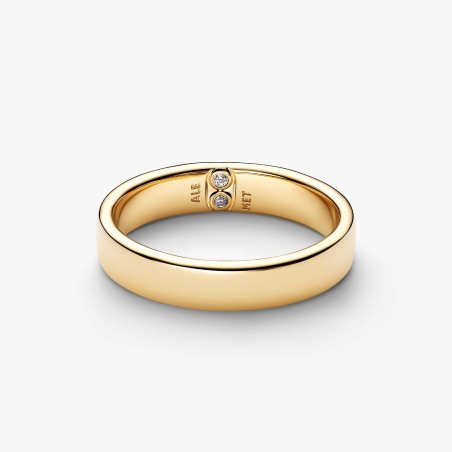 Anillo Pandora Banda clásica grabable 164776C01