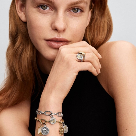 Anillo Pandora medallón reversible rosa 164811c00