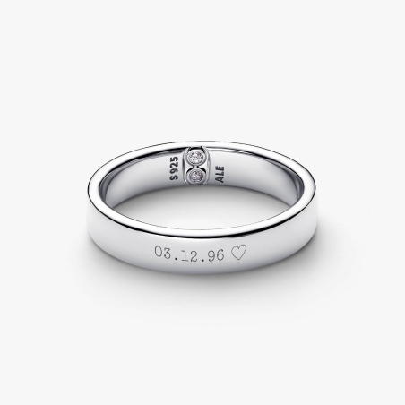 Anillo Pandora banda clásica grabable 194776C01