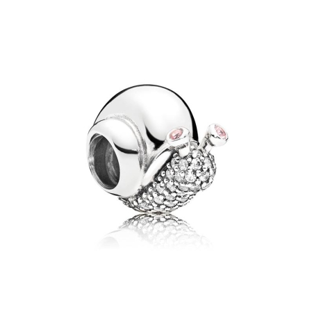 Charm en plata de ley Caracol Brillante 797063CZ