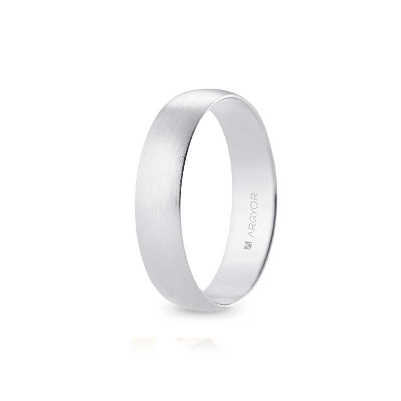 Alianza "Argyor" Satinada Oro 18k 5mm (B50CS00)