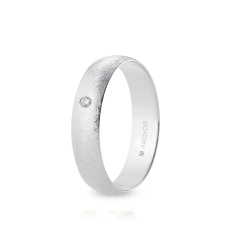 Alianza "Argyor" Diamante/Hielo Oro 18k 5mm (B50CH1D)