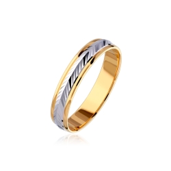 Alianza "Nexo" Oro bicolor 18k 3100137