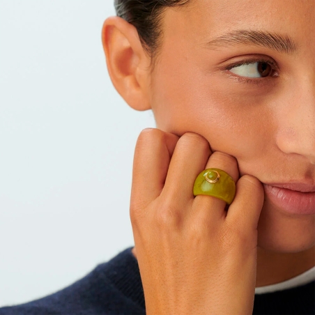 Anillo Agatha Paris Be verde 2280270-220-56